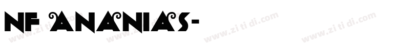 NF Ananias字体转换